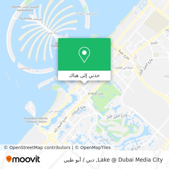 خريطة Lake @ Dubai Media City