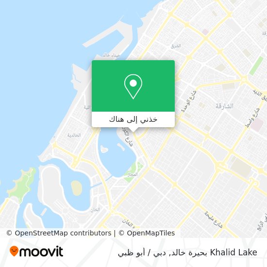 خريطة Khalid Lake  بحيرة خالد