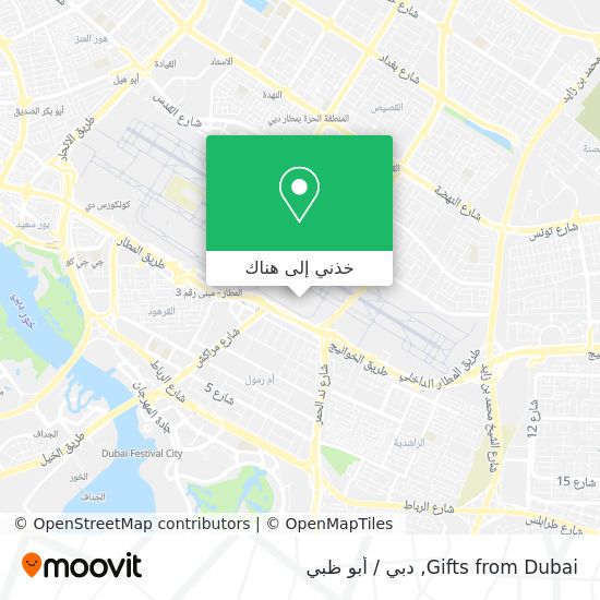 خريطة Gifts from Dubai