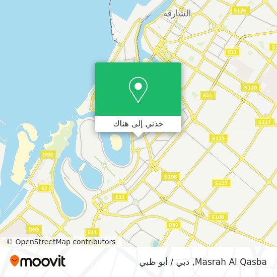 خريطة Masrah Al Qasba