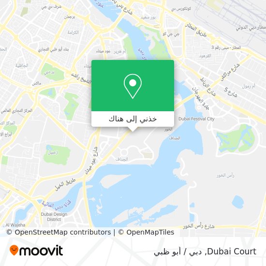 خريطة Dubai Court