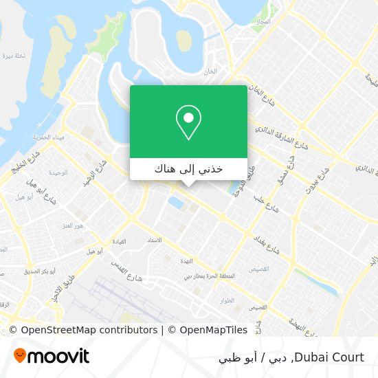 خريطة Dubai Court