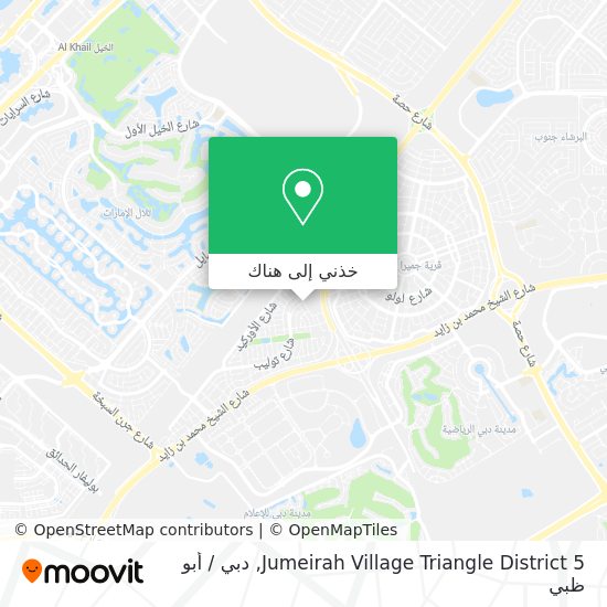 خريطة Jumeirah Village Triangle District 5
