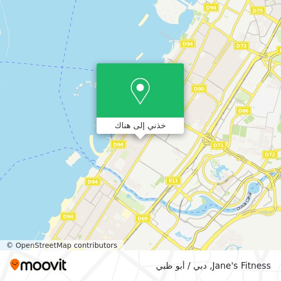 خريطة Jane's Fitness