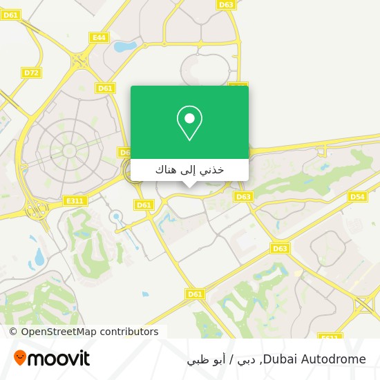 خريطة Dubai Autodrome