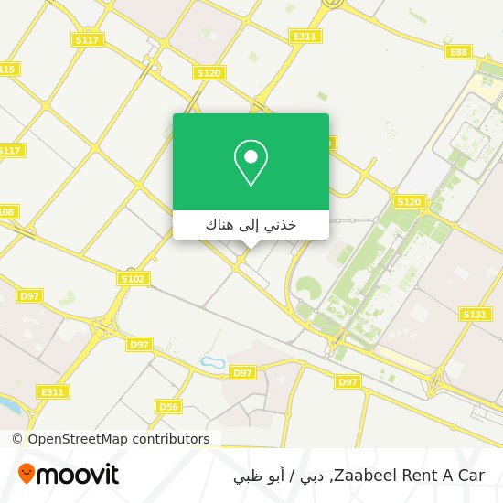 خريطة Zaabeel Rent A Car
