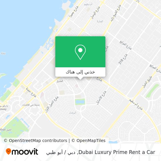 خريطة Dubai Luxury Prime Rent a Car