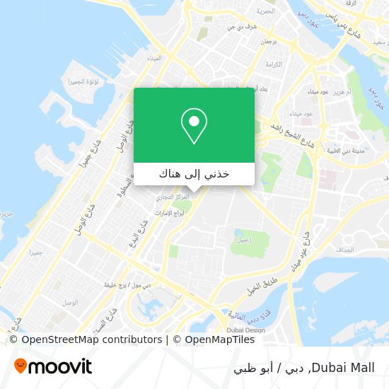خريطة Dubai Mall