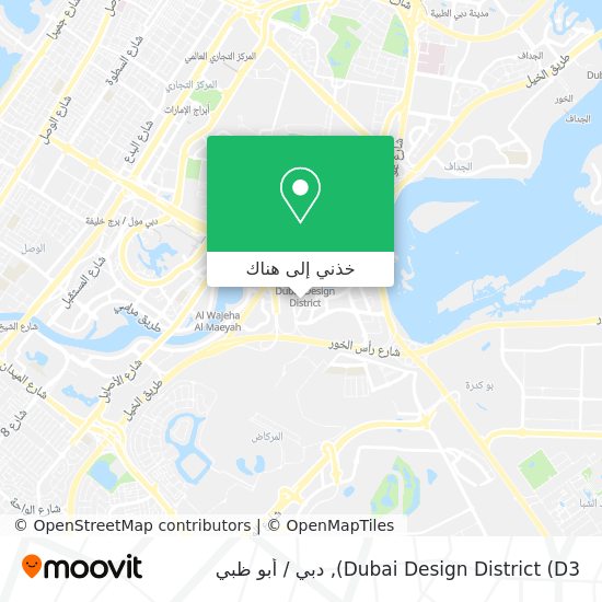 خريطة Dubai Design District (D3)