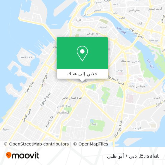 خريطة Etisalat
