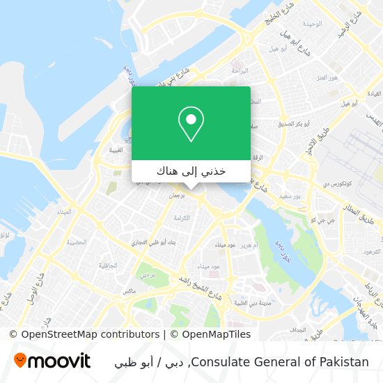 خريطة Consulate General of Pakistan