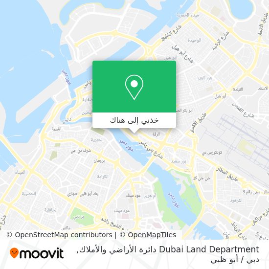 خريطة Dubai Land Department دائرة الأراضي والأملاك