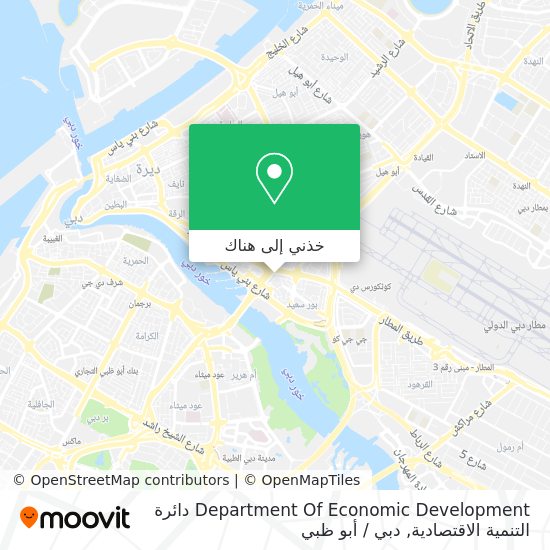 خريطة Department Of Economic Development دائرة التنمية الاقتصادية