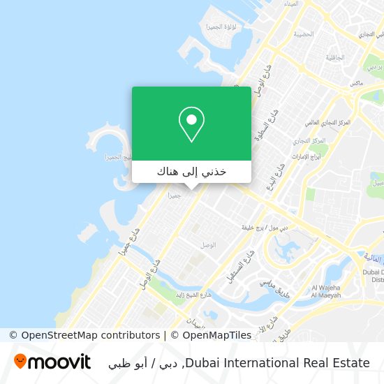 خريطة Dubai International Real Estate
