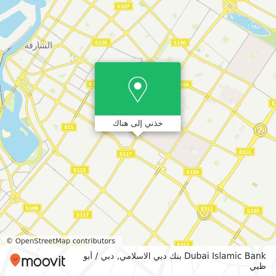 خريطة Dubai Islamic Bank بنك دبي الاسلامي