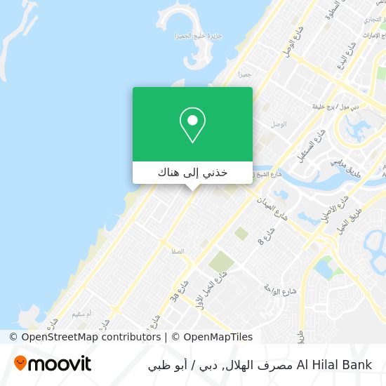 خريطة Al Hilal Bank مصرف الهلال