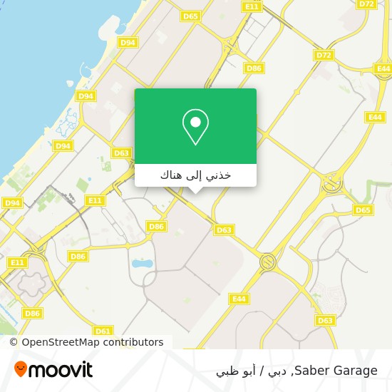 خريطة Saber Garage