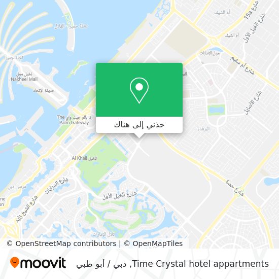 خريطة Time Crystal hotel appartments