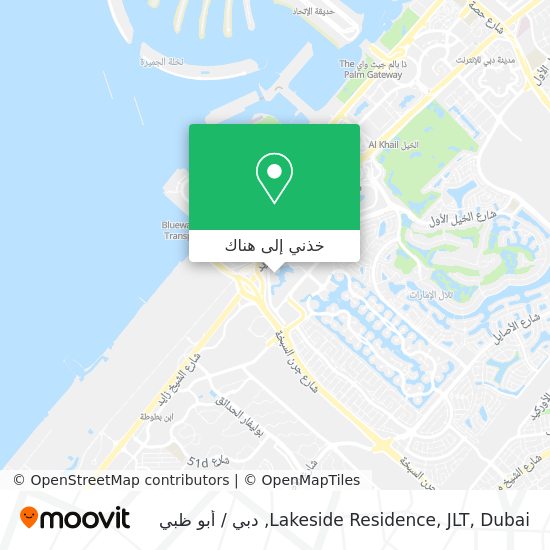 خريطة Lakeside Residence, JLT, Dubai
