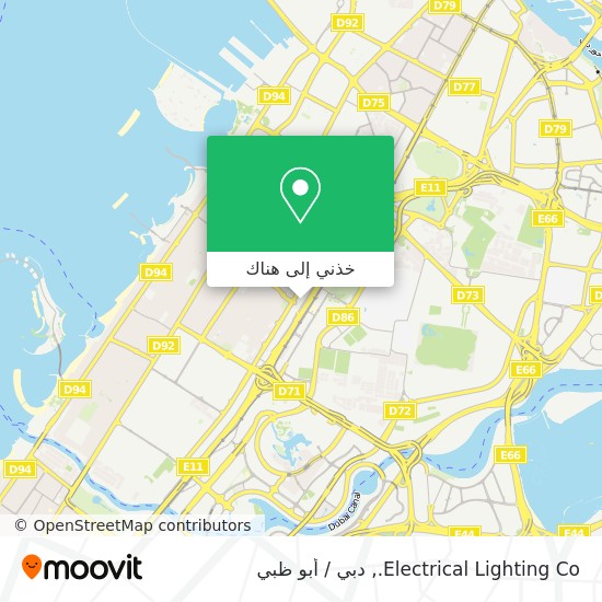 خريطة Electrical Lighting Co.