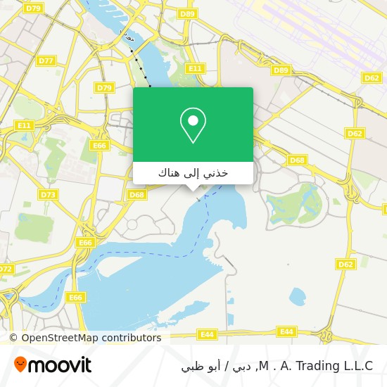 خريطة M . A. Trading L.L.C