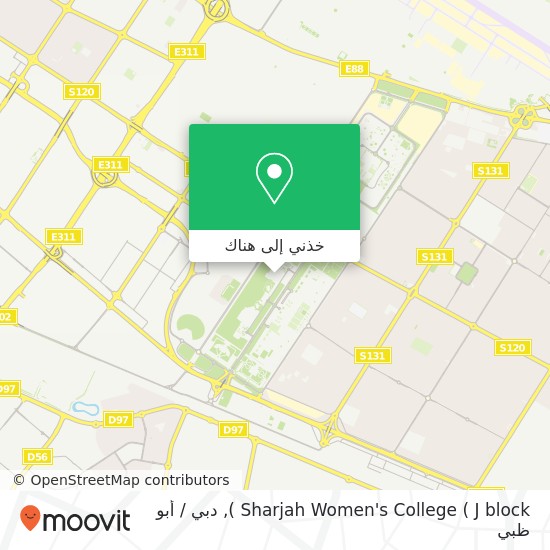 خريطة Sharjah Women's College ( J block )