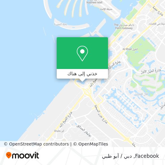 خريطة Facebook