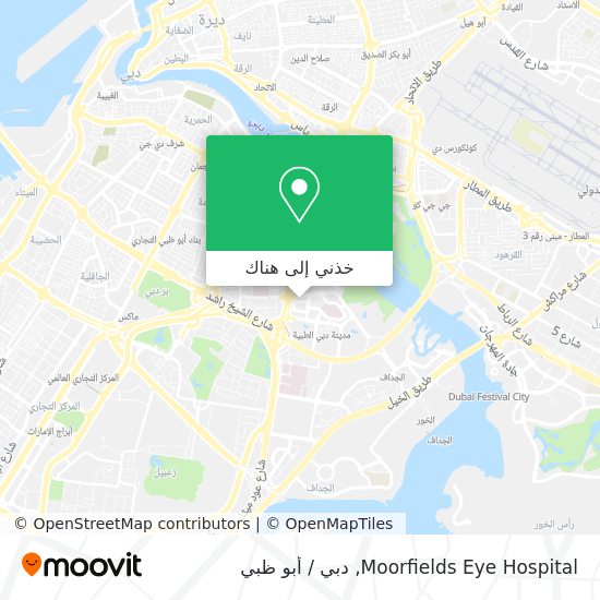 خريطة Moorfields Eye Hospital