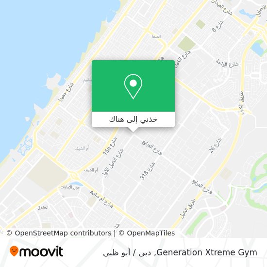 خريطة Generation Xtreme Gym