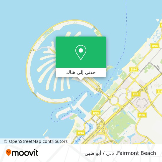 خريطة Fairmont Beach