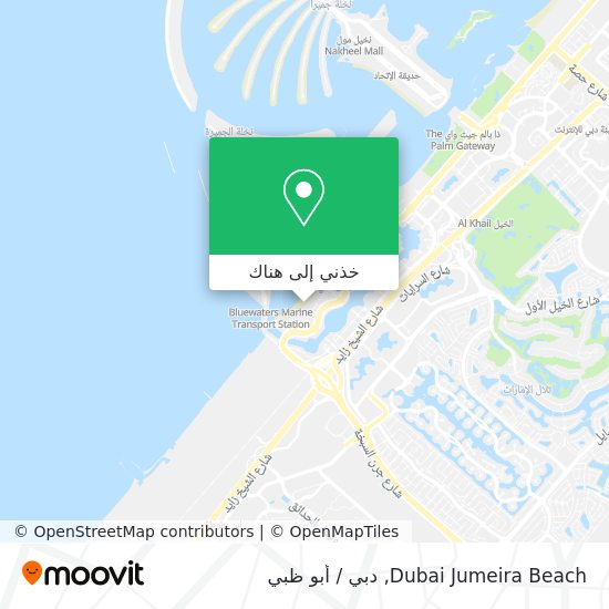 خريطة Dubai Jumeira Beach