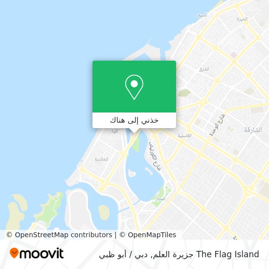 خريطة The Flag Island جزيرة العلم