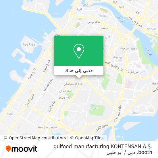 خريطة gulfood manufacturing KONTENSAN A.Ş. booth