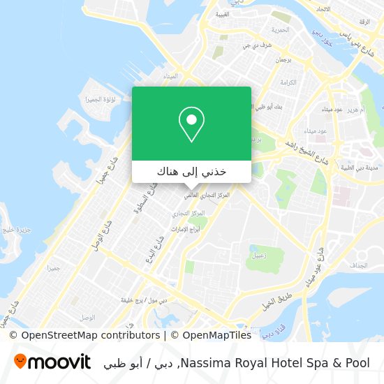 خريطة Nassima Royal Hotel Spa & Pool