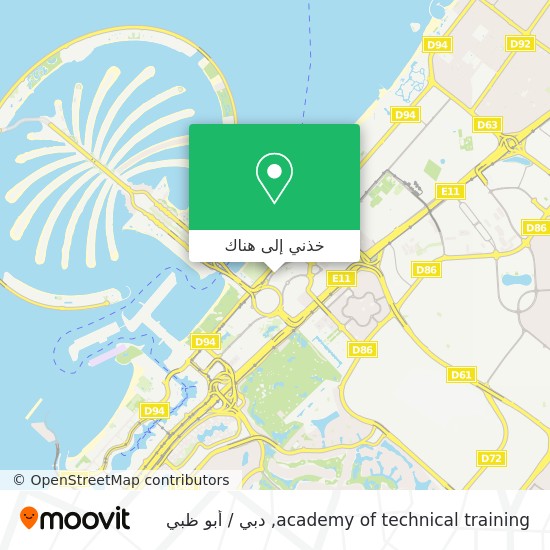 خريطة academy of technical training