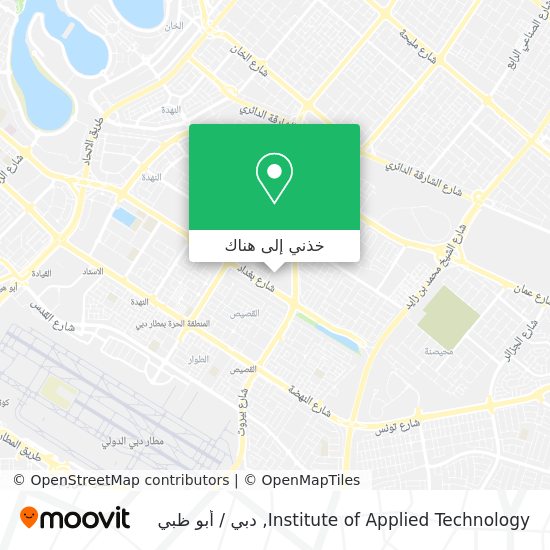 خريطة Institute of Applied Technology