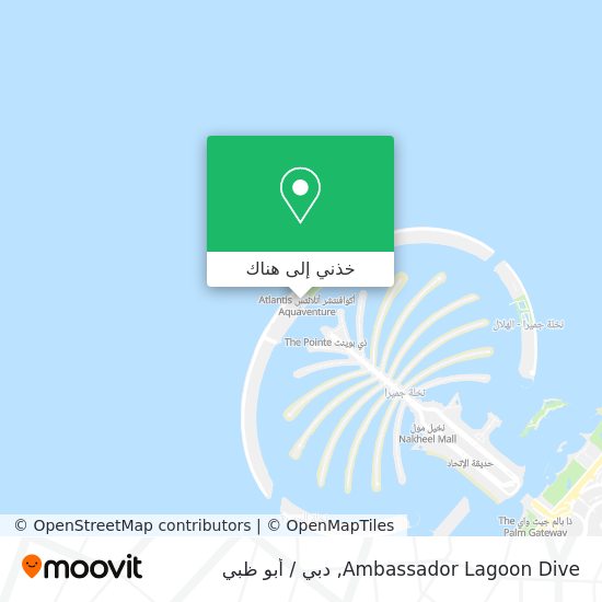 خريطة Ambassador Lagoon Dive