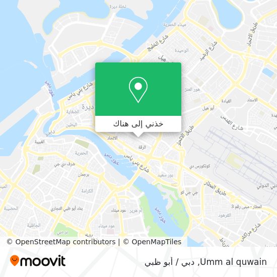 خريطة Umm al quwain