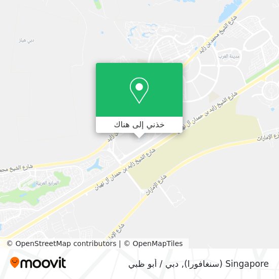 خريطة Singapore (سنغافورا)