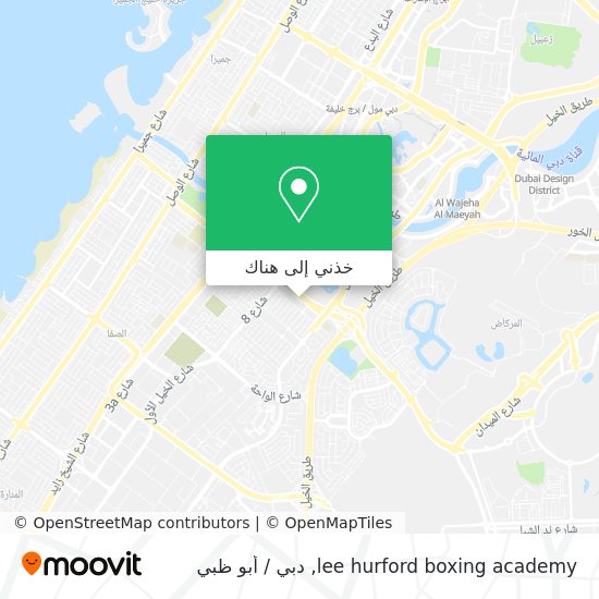 خريطة lee hurford boxing academy