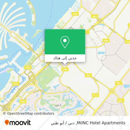 خريطة MiINC Hotel Apartments