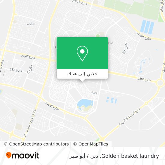 خريطة Golden basket laundry