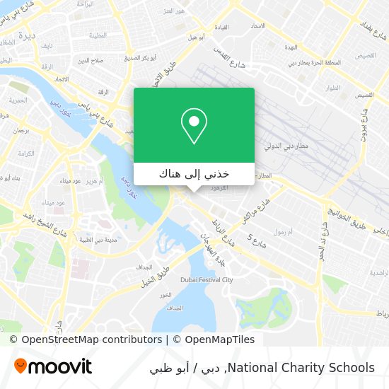 خريطة National Charity Schools