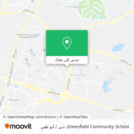 خريطة Greenfield Community School