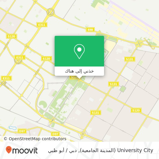خريطة University City (المدينة الجامعية)