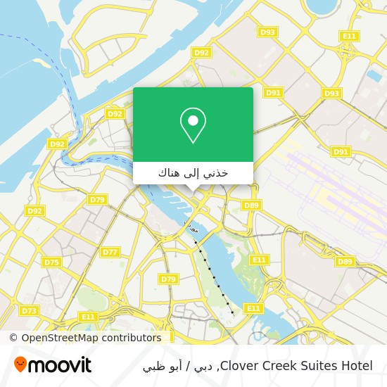 خريطة Clover Creek Suites Hotel