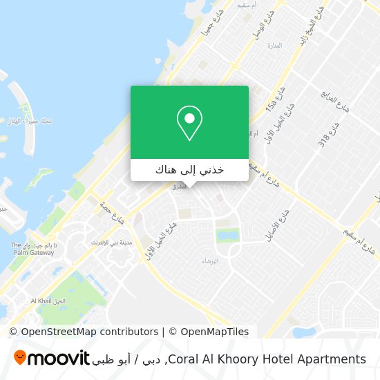 خريطة Coral Al Khoory Hotel Apartments