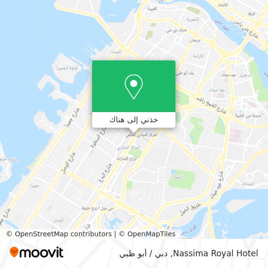 خريطة Nassima Royal Hotel