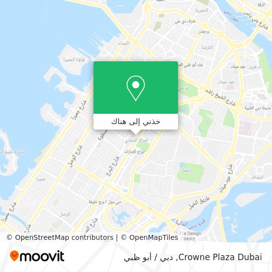 خريطة Crowne Plaza Dubai