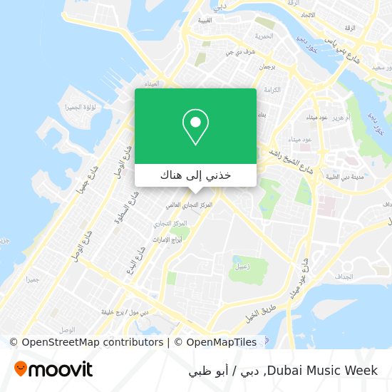 خريطة Dubai Music Week